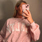 SALTY cropped crewneck