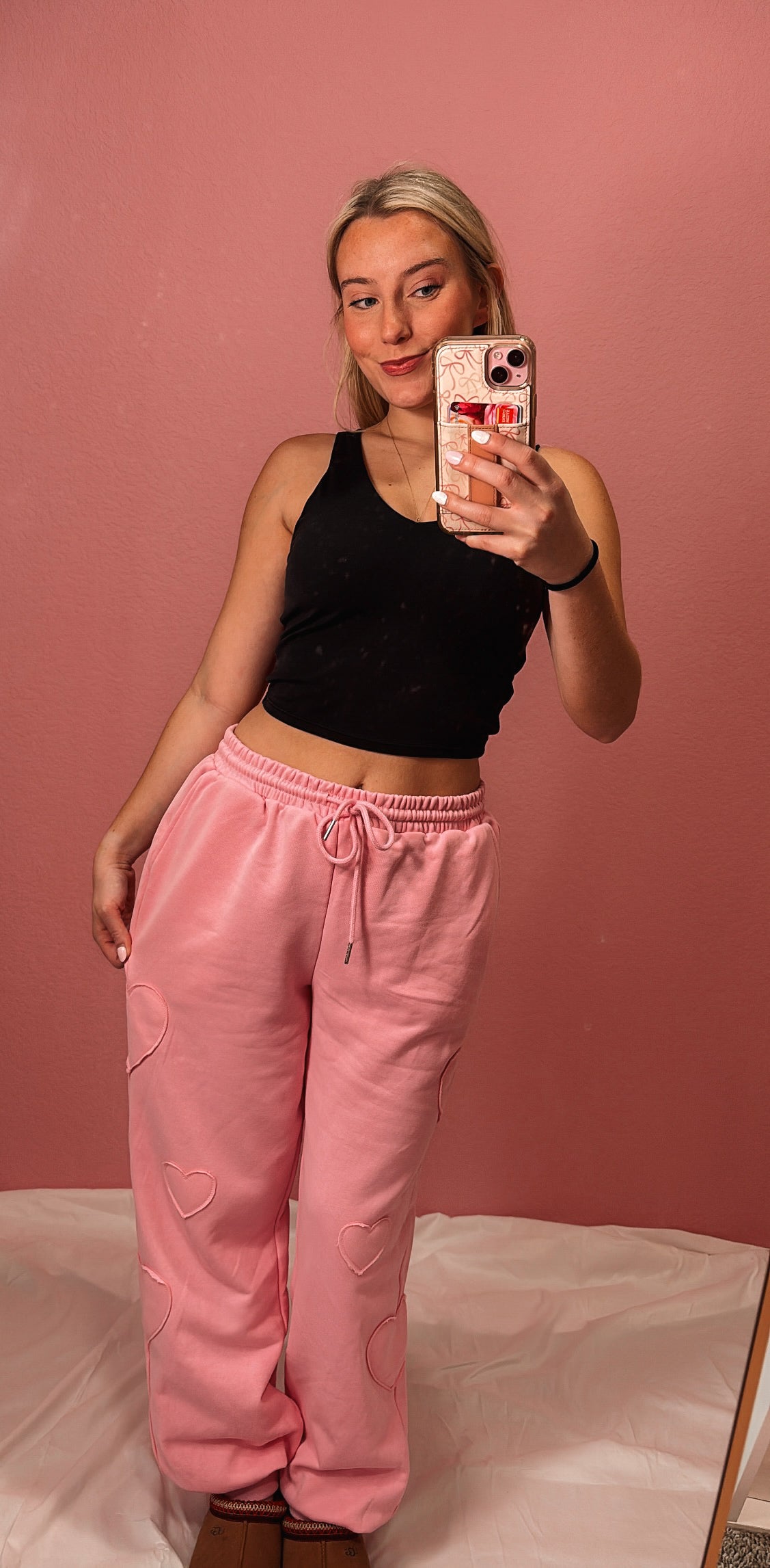 lover girl pink sweats
