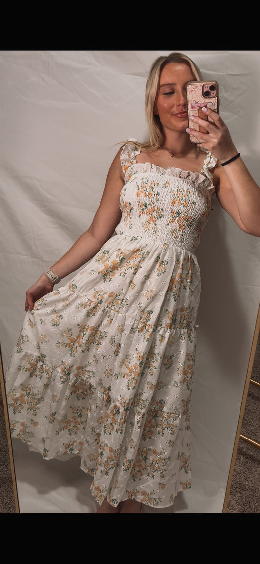 lemon drop maxi dress