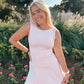 Pink polka dot athletic dress