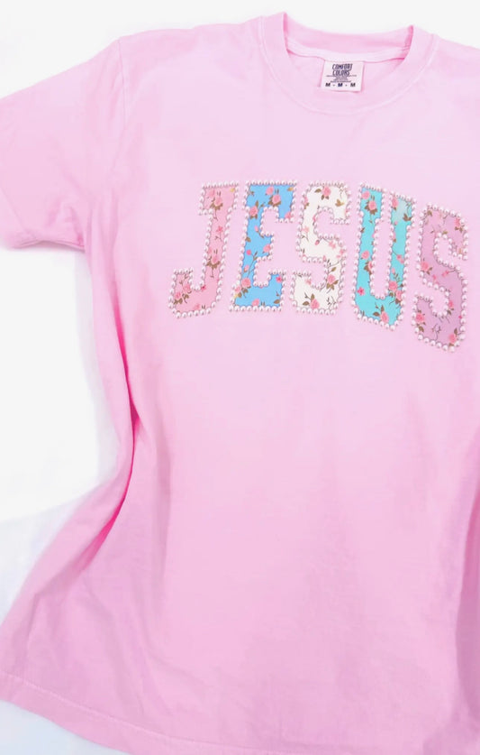 Jesus pearl tee
