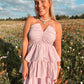 bubblegum halter dress