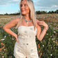 sunkissed denim romper