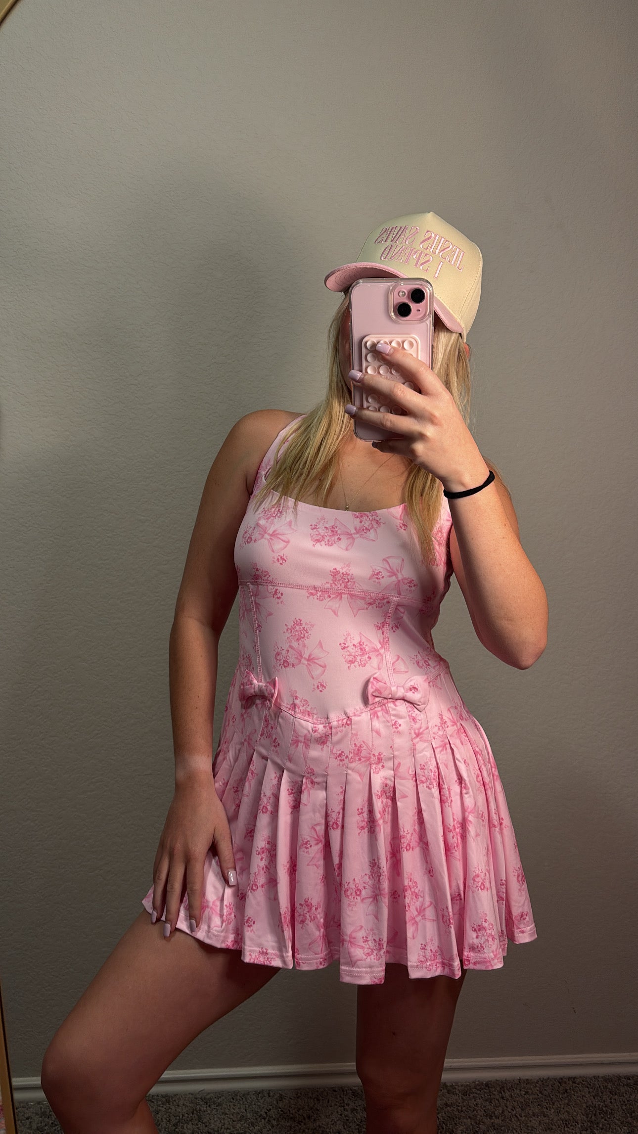 Bow romper dress
