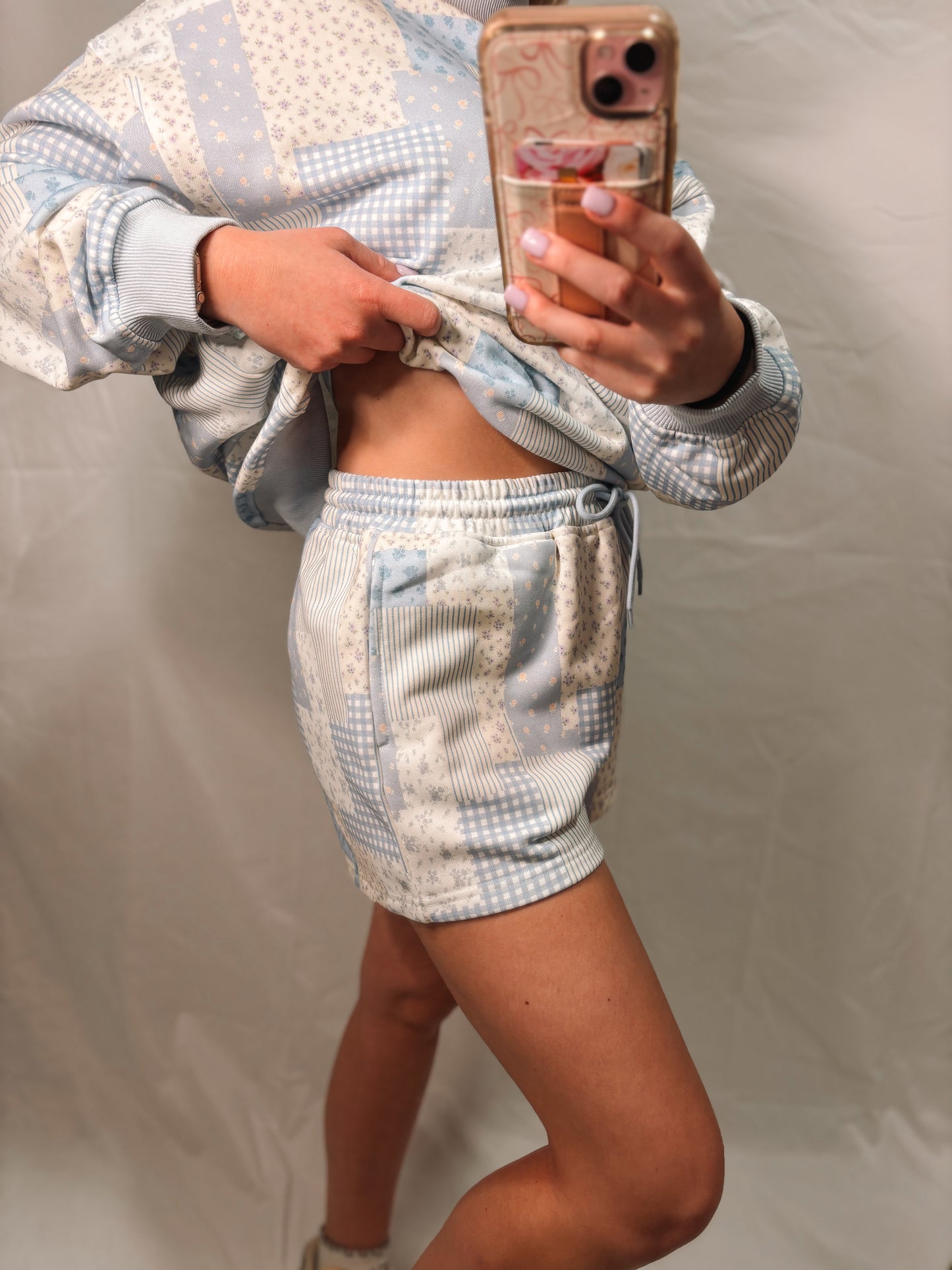 cloud 9 quilted shorts