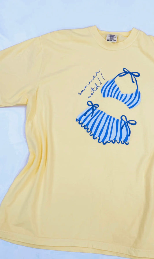 summer ootd tee