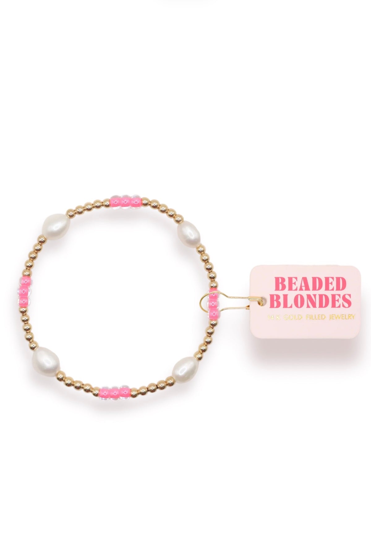 Pearl Poppi Bracelet (hot pink)