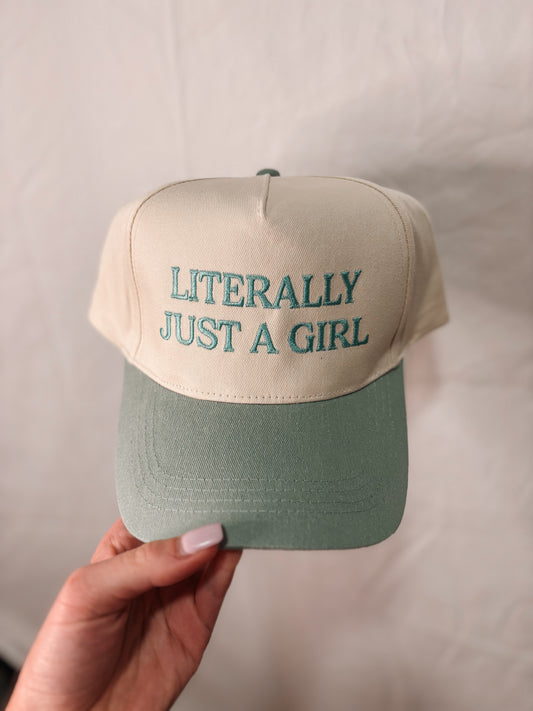 literally just a girl hat