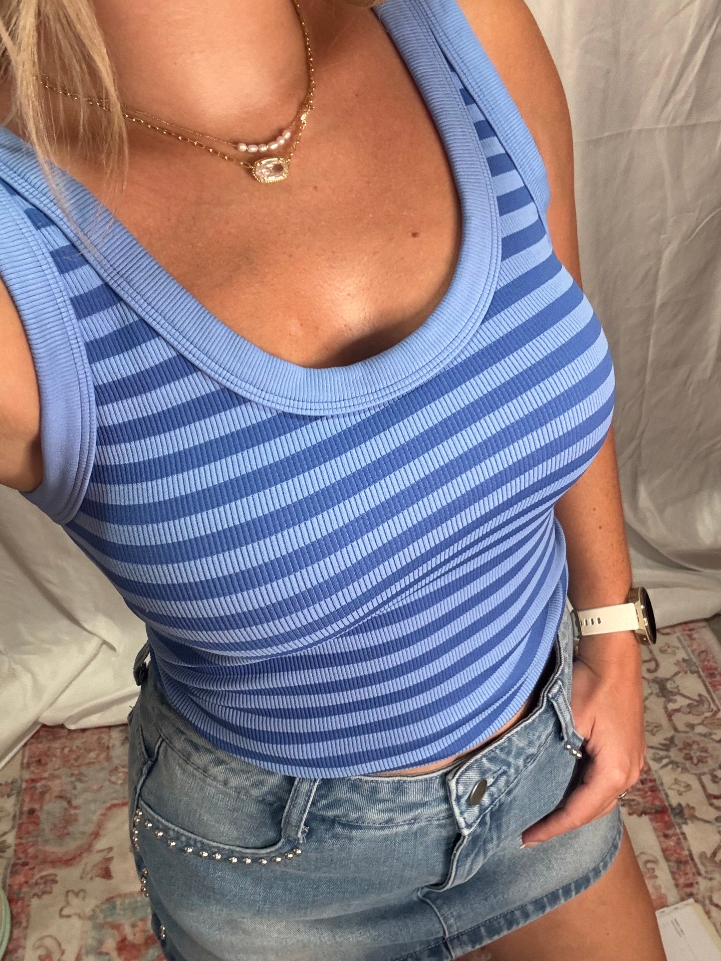 everyday striped tank