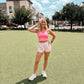floral athletic shorts