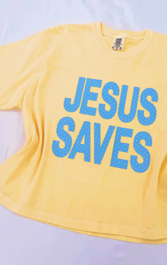 Jesus saves tee