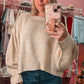 cozy cashmere sweater (ivory)