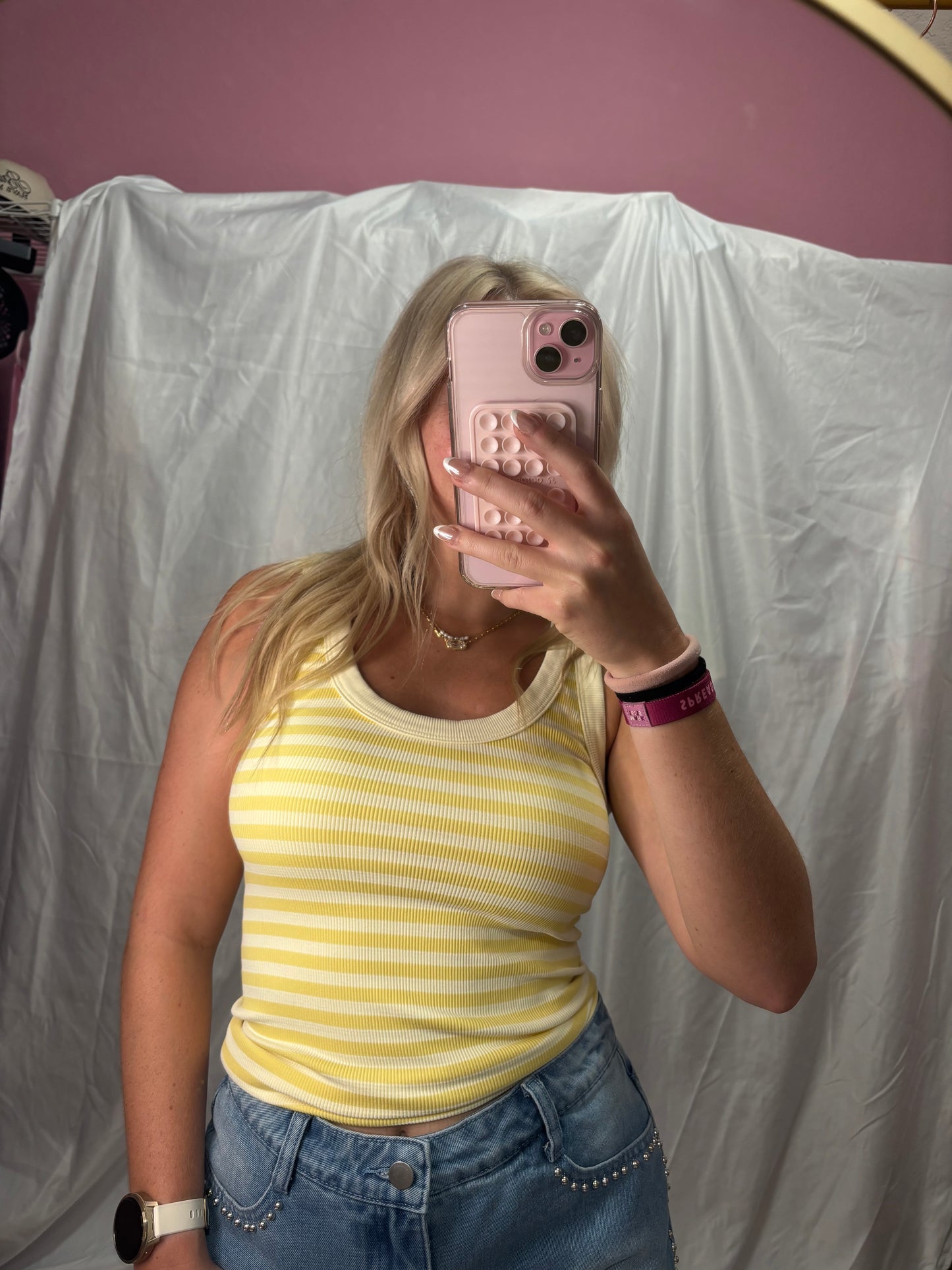 everyday striped tank