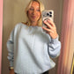 blue coconut sweatshirt