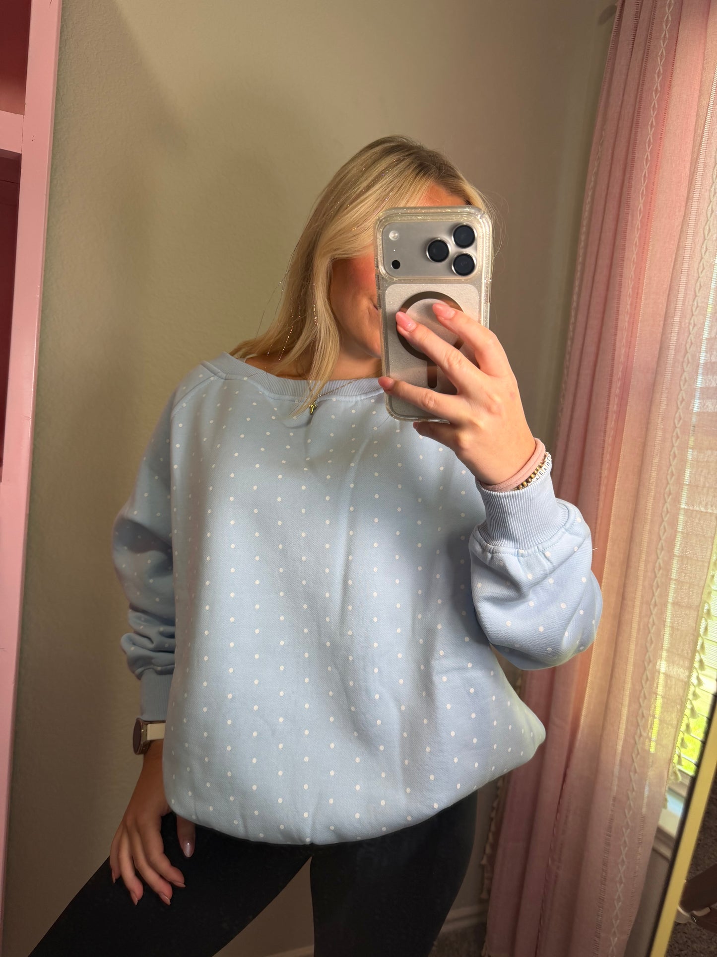 blue coconut sweatshirt