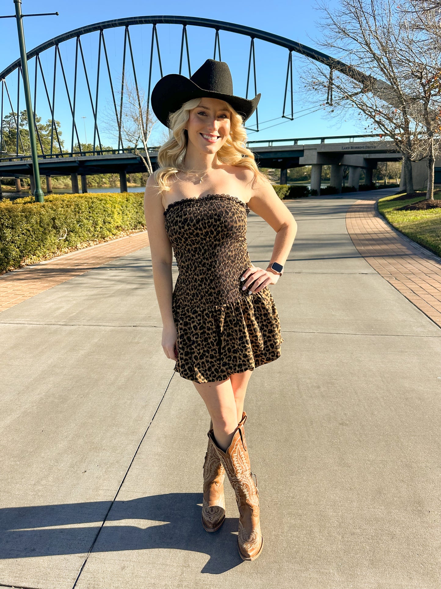 leopard baby dress