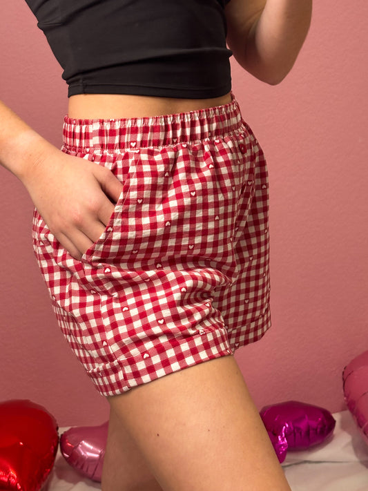 red heart boxer shorts