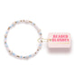 Blue pearl sprinkle bracelet