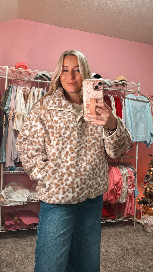 cheetah girl sherpa