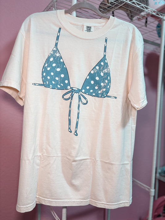 bikini top tee