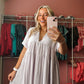 Lilac flowy dress