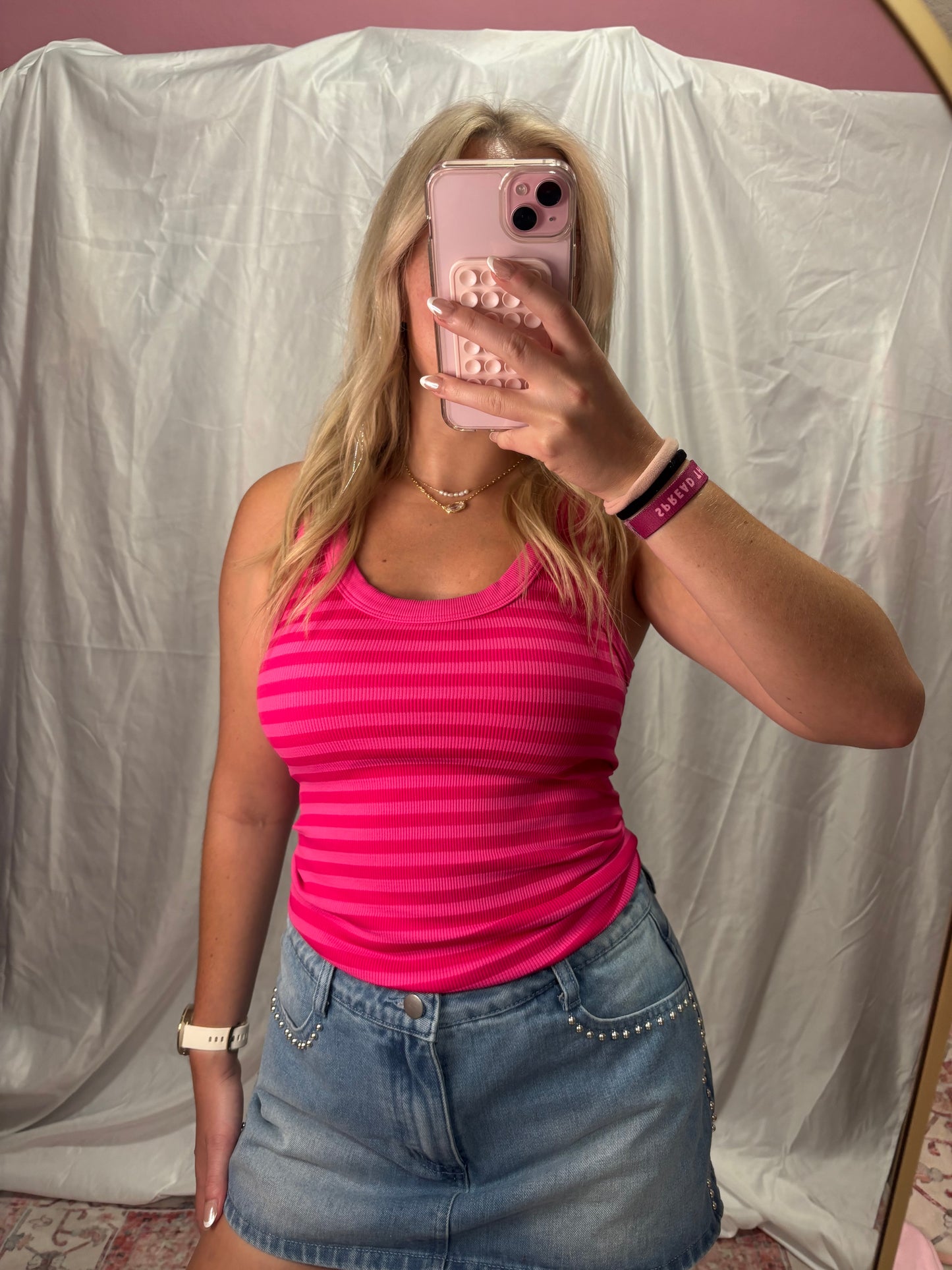 everyday striped tank