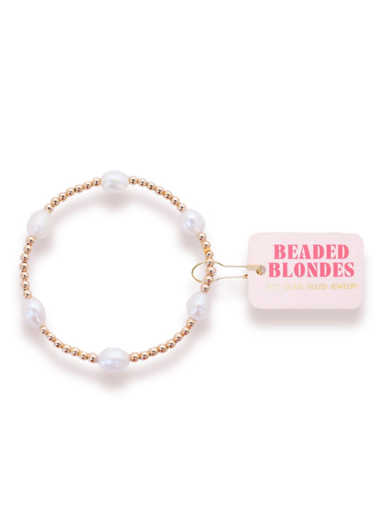 Pearl Poppi bracelet (gold)