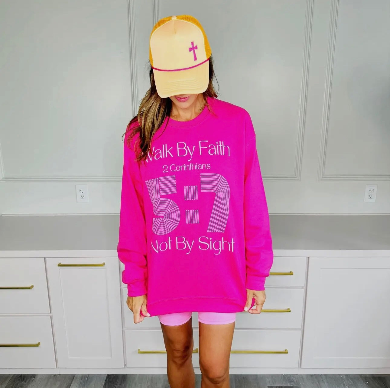 Walk by Faith crewneck